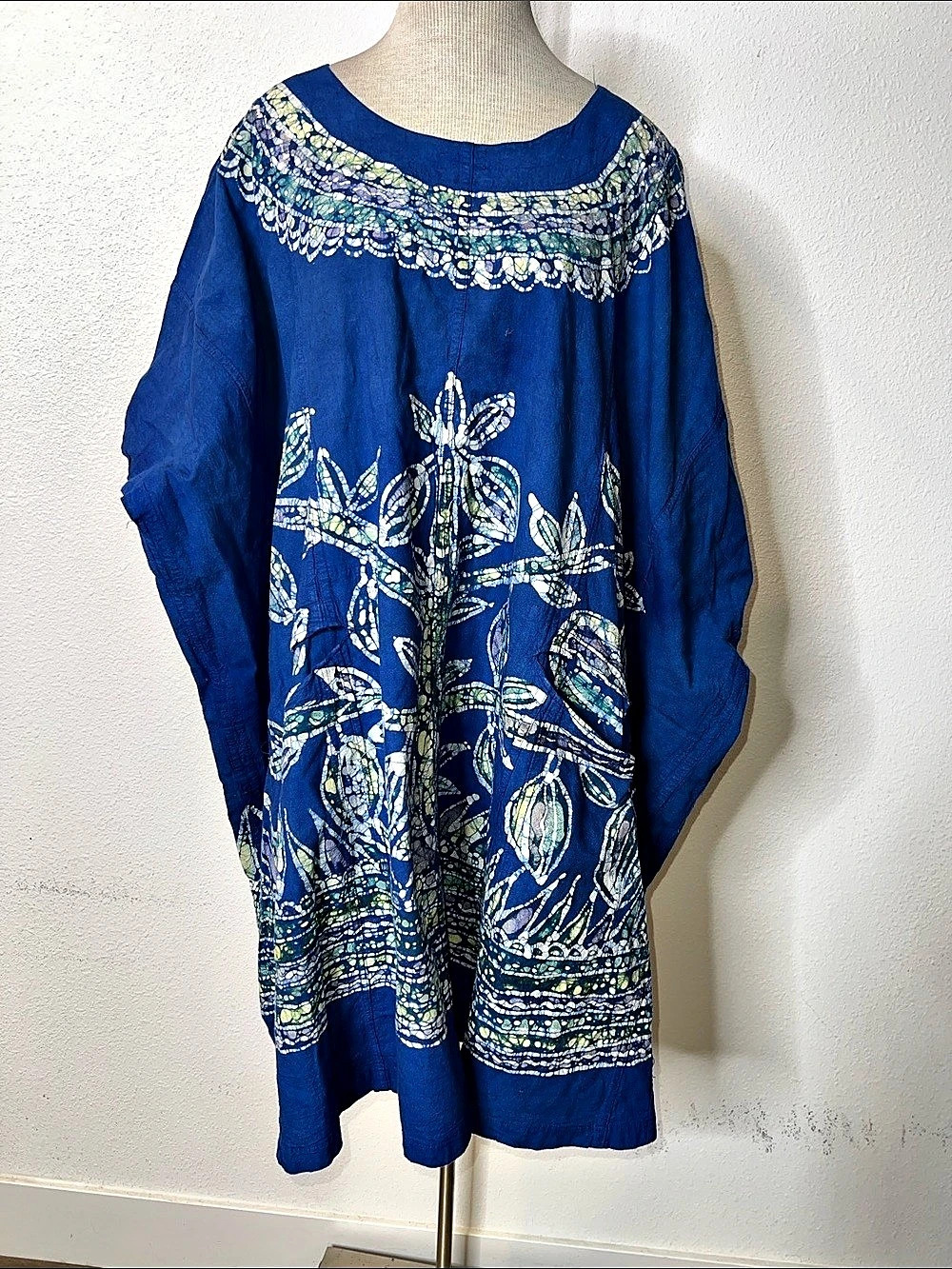 Nnamdi Ibenagu African Batik Blue Tunic